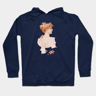 Regency Lady with Flowers Hoodie